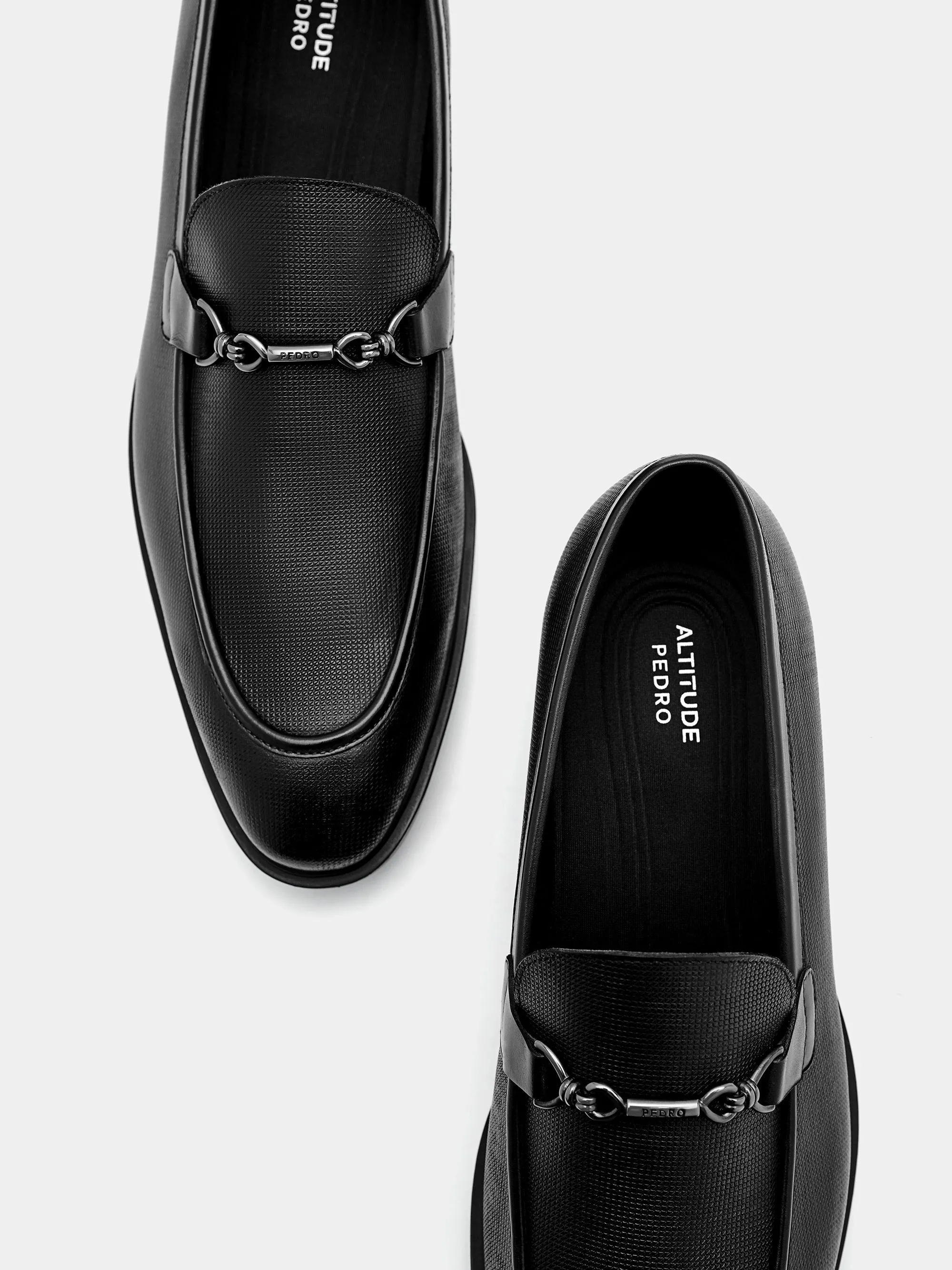 Altitude Lightweight Leather Horsebit Loafers