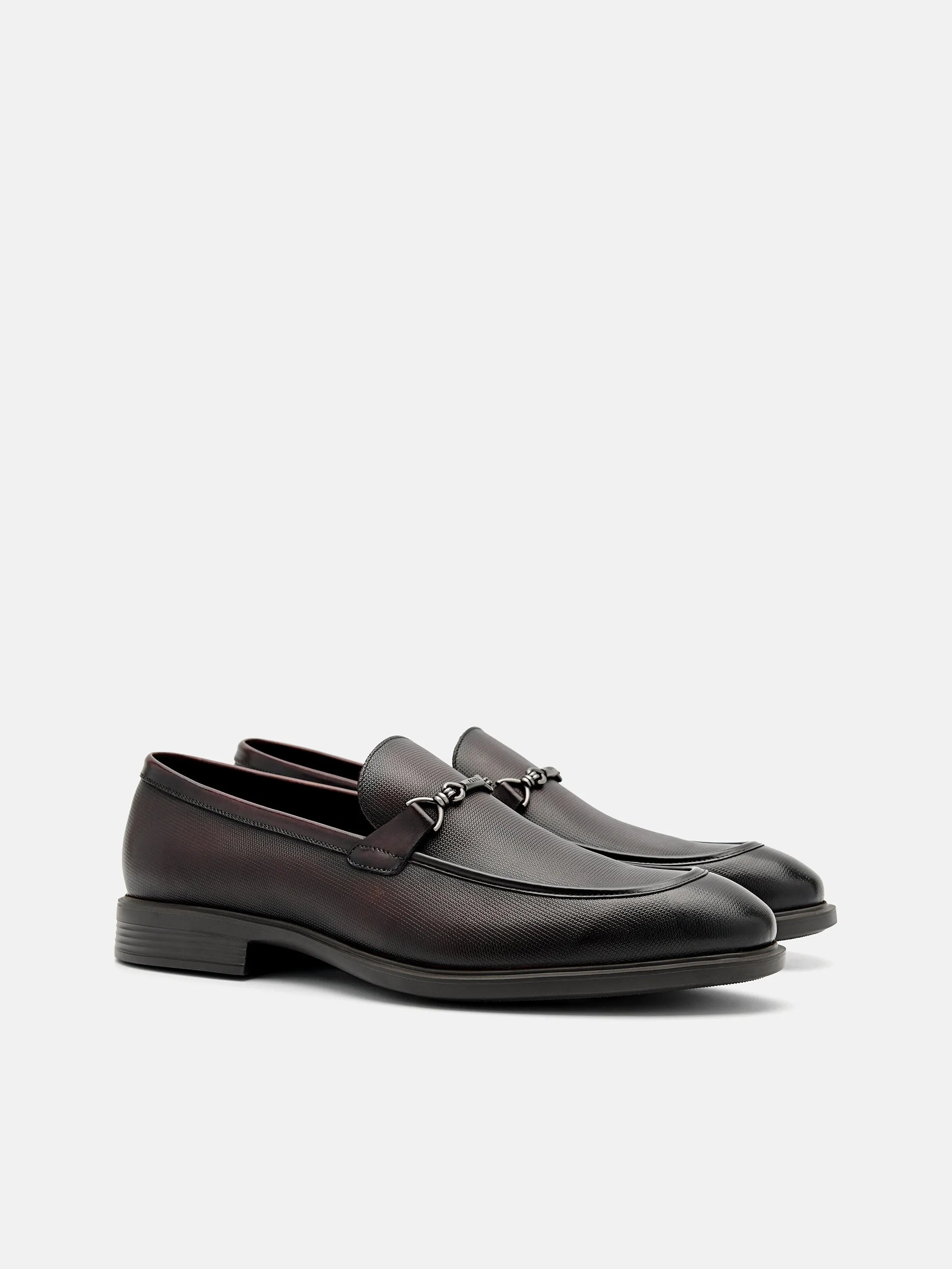 Altitude Lightweight Leather Horsebit Loafers
