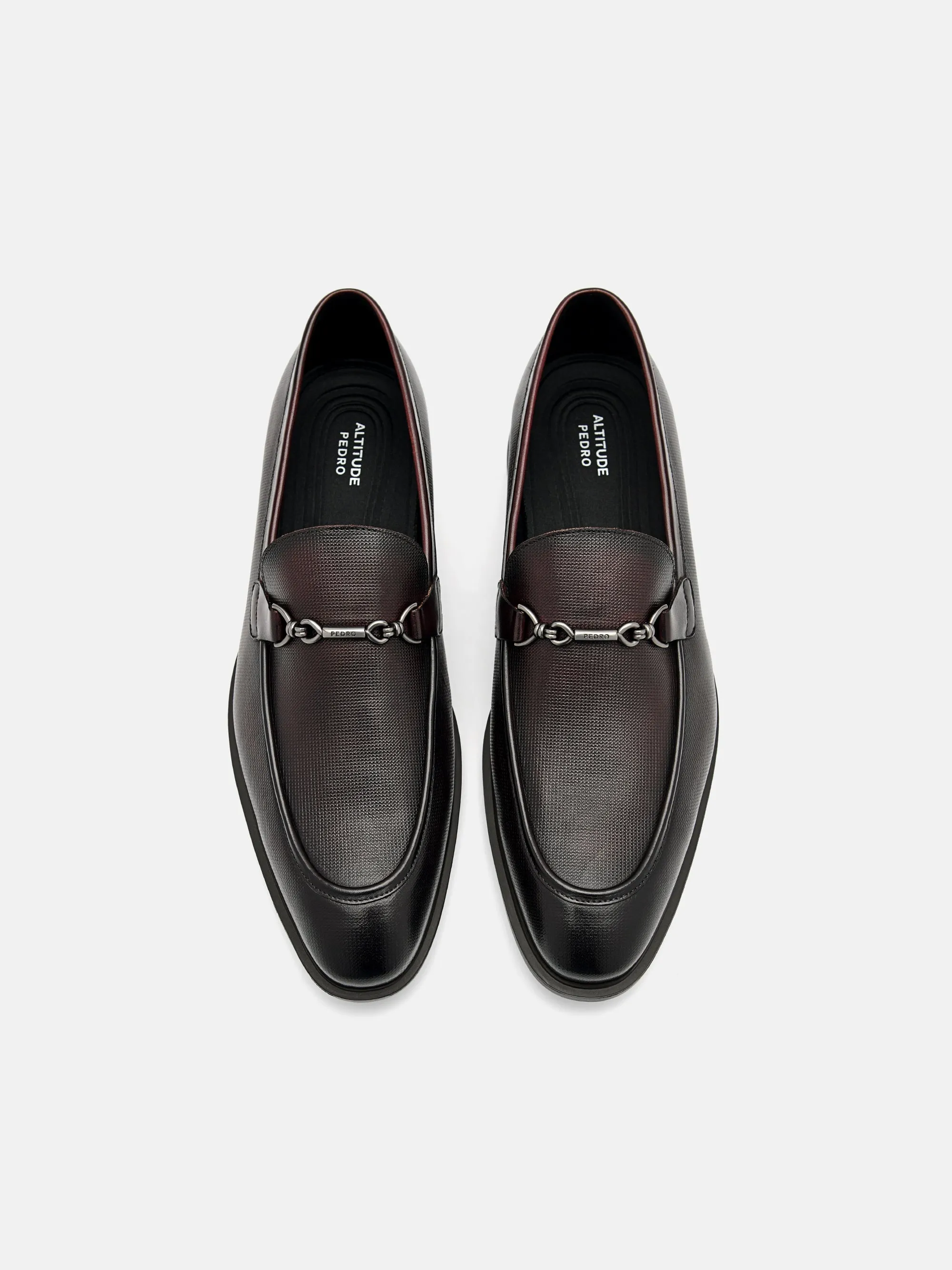 Altitude Lightweight Leather Horsebit Loafers