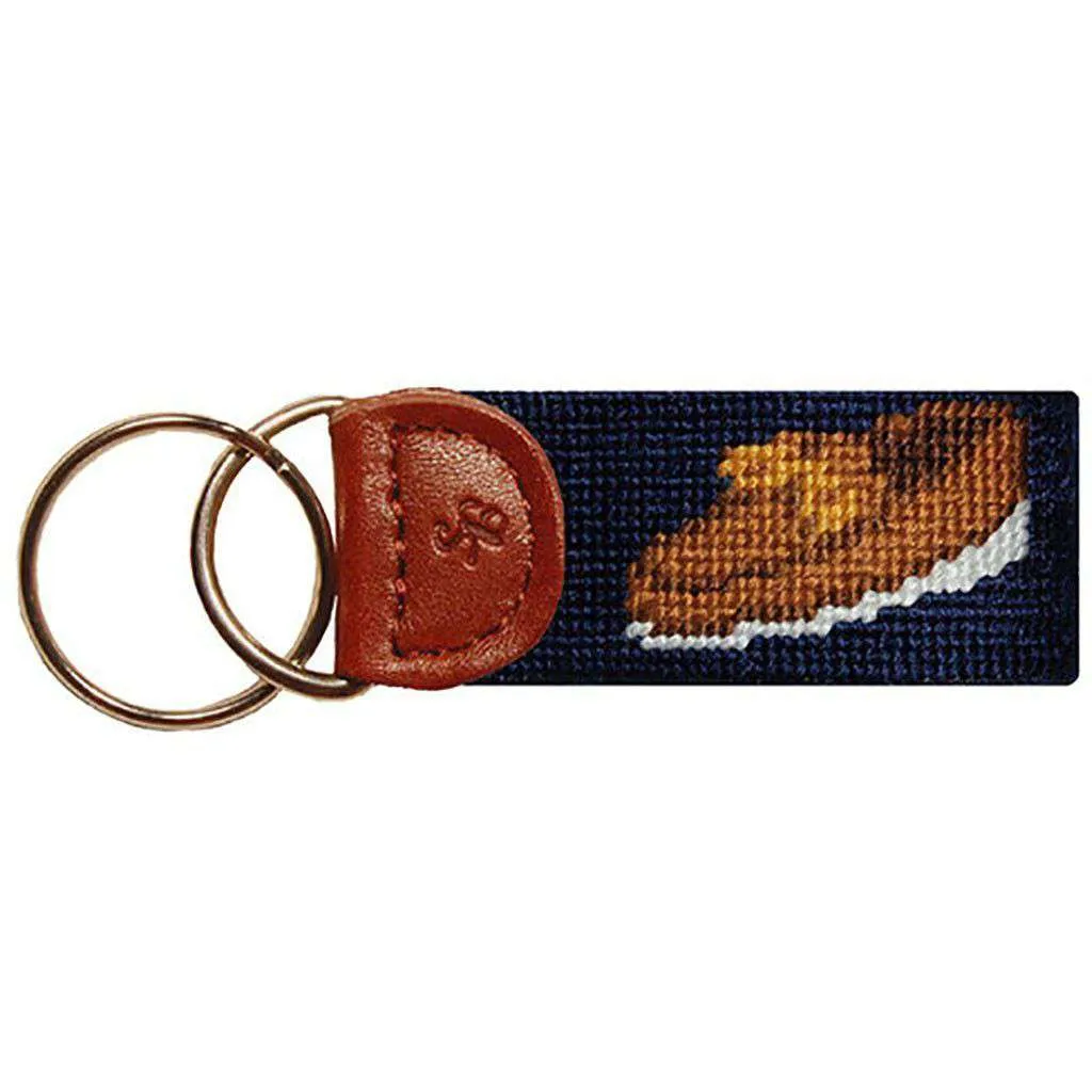 Boat Shoe Key Fob in Navy by Smathers & Branson
