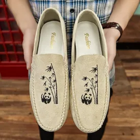 Classic Men Casual Shoes Fashion Men Shoes Pig Leather Men Loafers Moccasins Slip on Men's Flats  Driving Shoes Big size 38-48