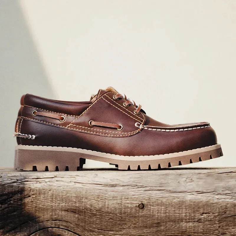 Classis Low-top moccasin loafer Shoes Casual Leather Boat Shoes