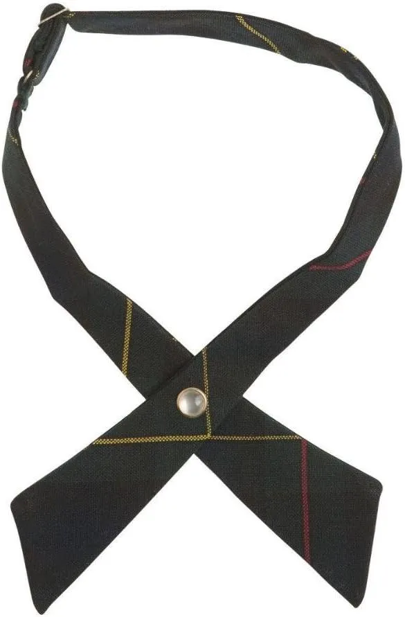 French Toast Girls' Plaid Adjustable Cross Tie