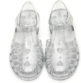 Girls Jelly Sandals Summer Costume Princess Dress Flat Breathable Waterproof Fisherman Gladiator Shoes For Girl Closed Toe Beach Flat-Sandals For Toddler Little Kid Big Kids