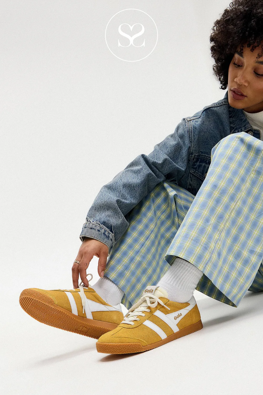 GOLA ELAN CLB538YW SUN YELLOW/ WHITE TRAINERS