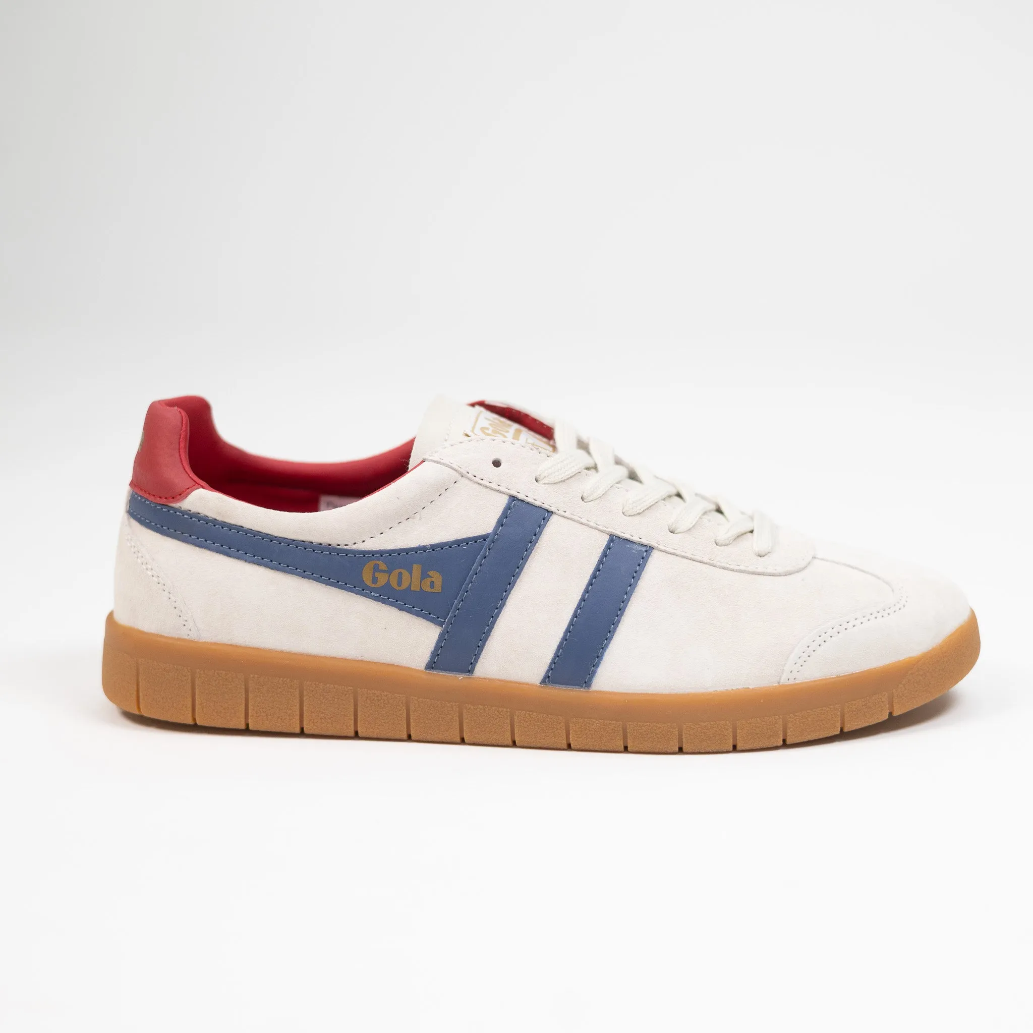 Gola Hurricane Suede - Off White/Moon Light/Deep Red/Gum