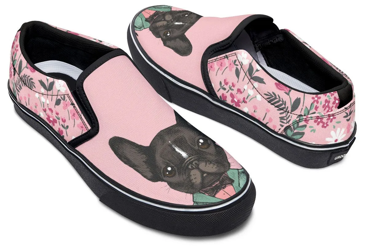 Handsome French Bulldog Slip-On Shoes