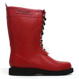 Ilse Jacobsen Rub15 Red Women's Mid Calf Wellington Boots