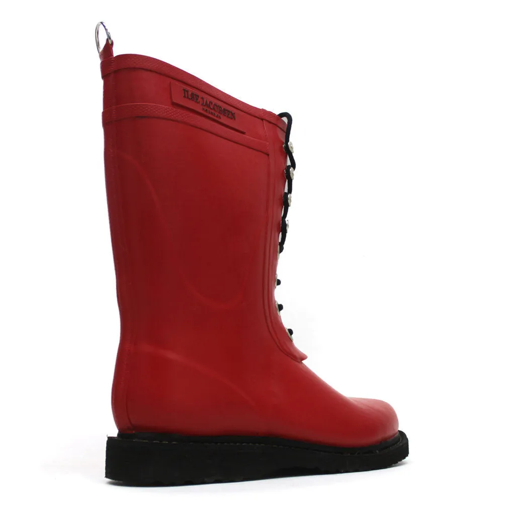 Ilse Jacobsen Rub15 Red Women's Mid Calf Wellington Boots