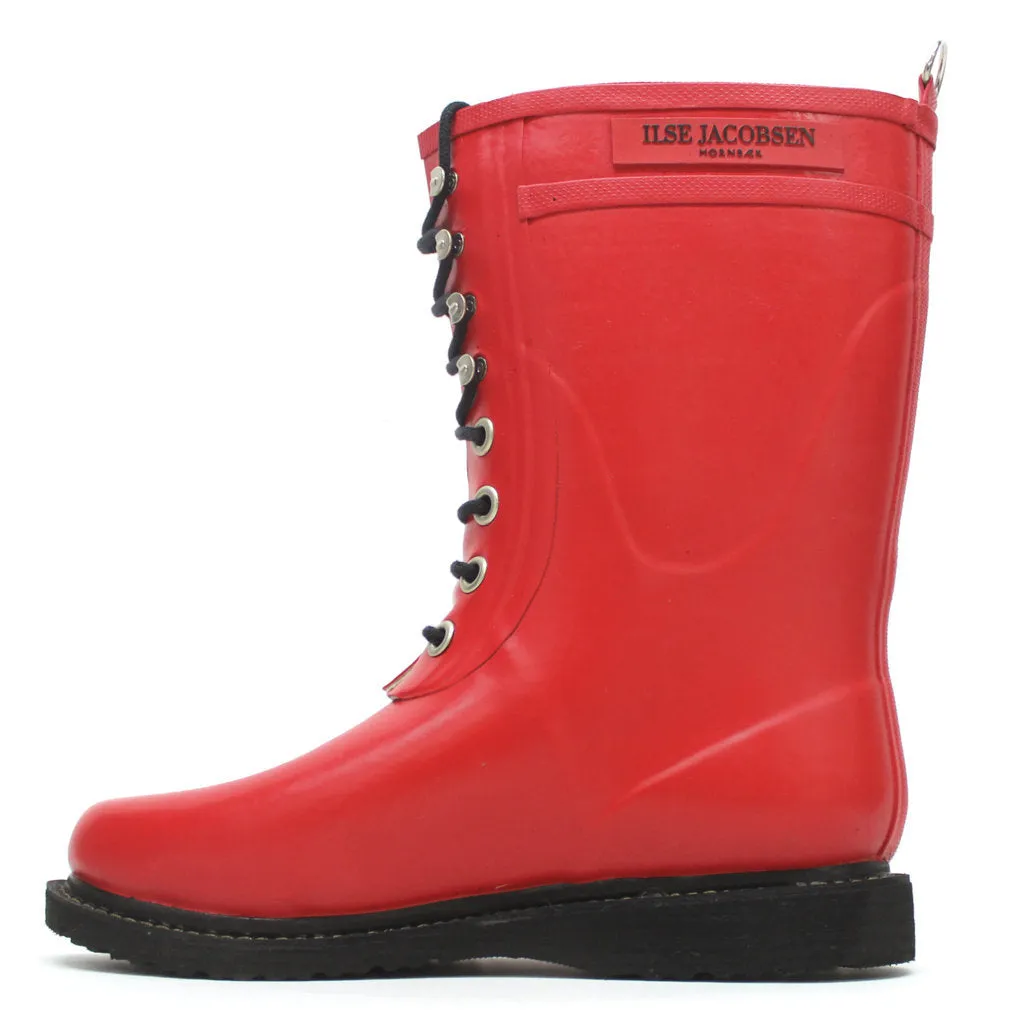 Ilse Jacobsen Rub15 Red Women's Mid Calf Wellington Boots