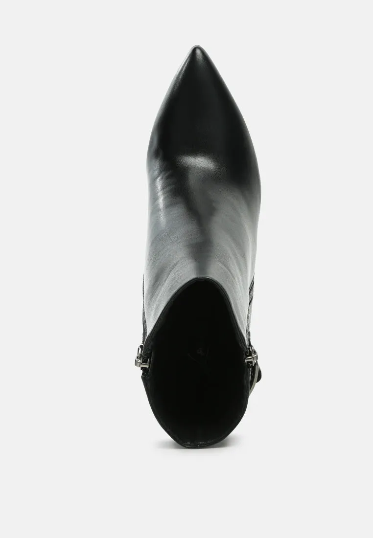mlient high heel stilettos ankle boots