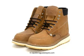 MOC TOE 6" HONEY LEATHER WORK BOOT-HB80151