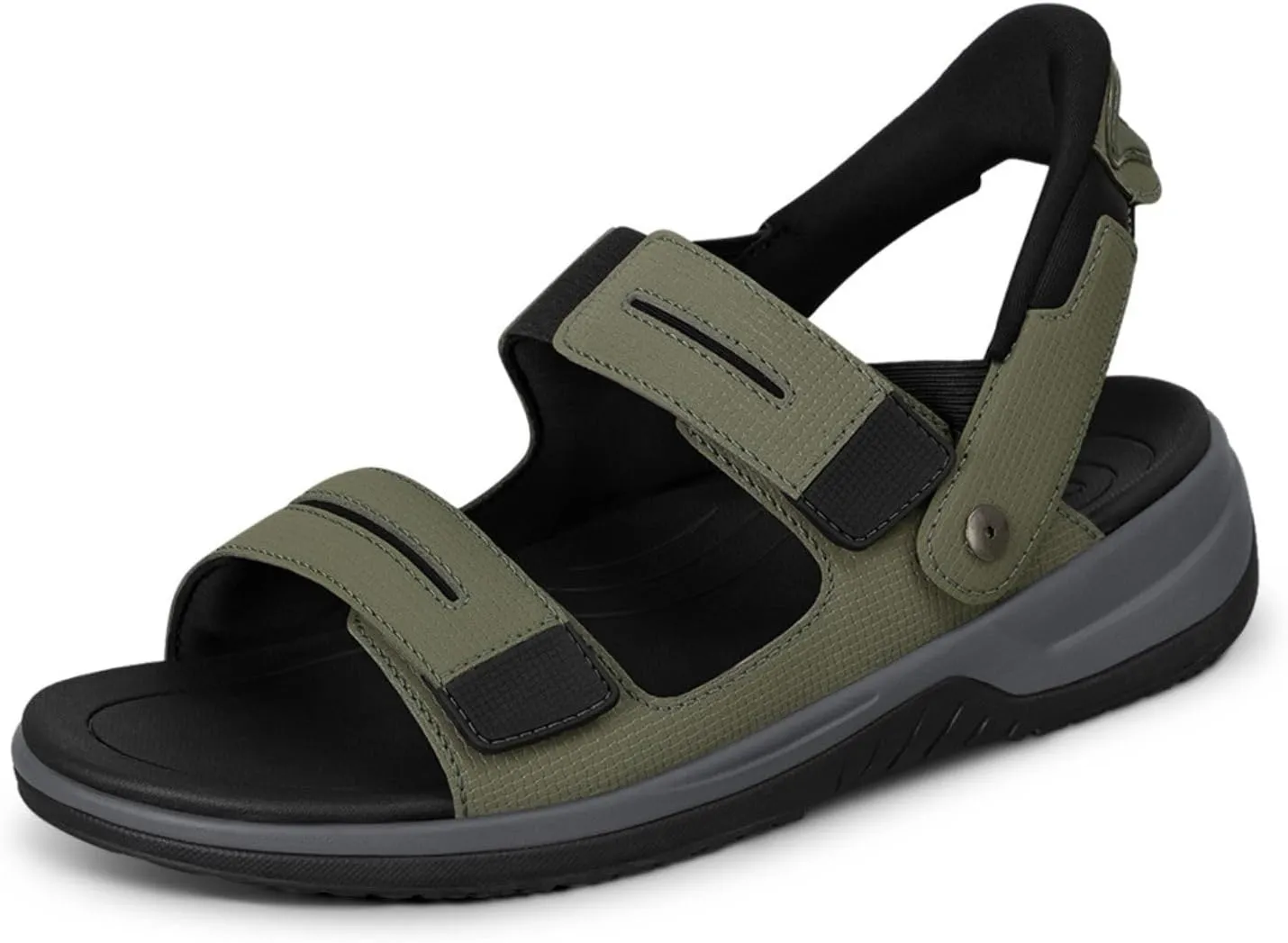 Orthofeet Men's Orthopedic Neptune Hands-Free Slip-On Sandals