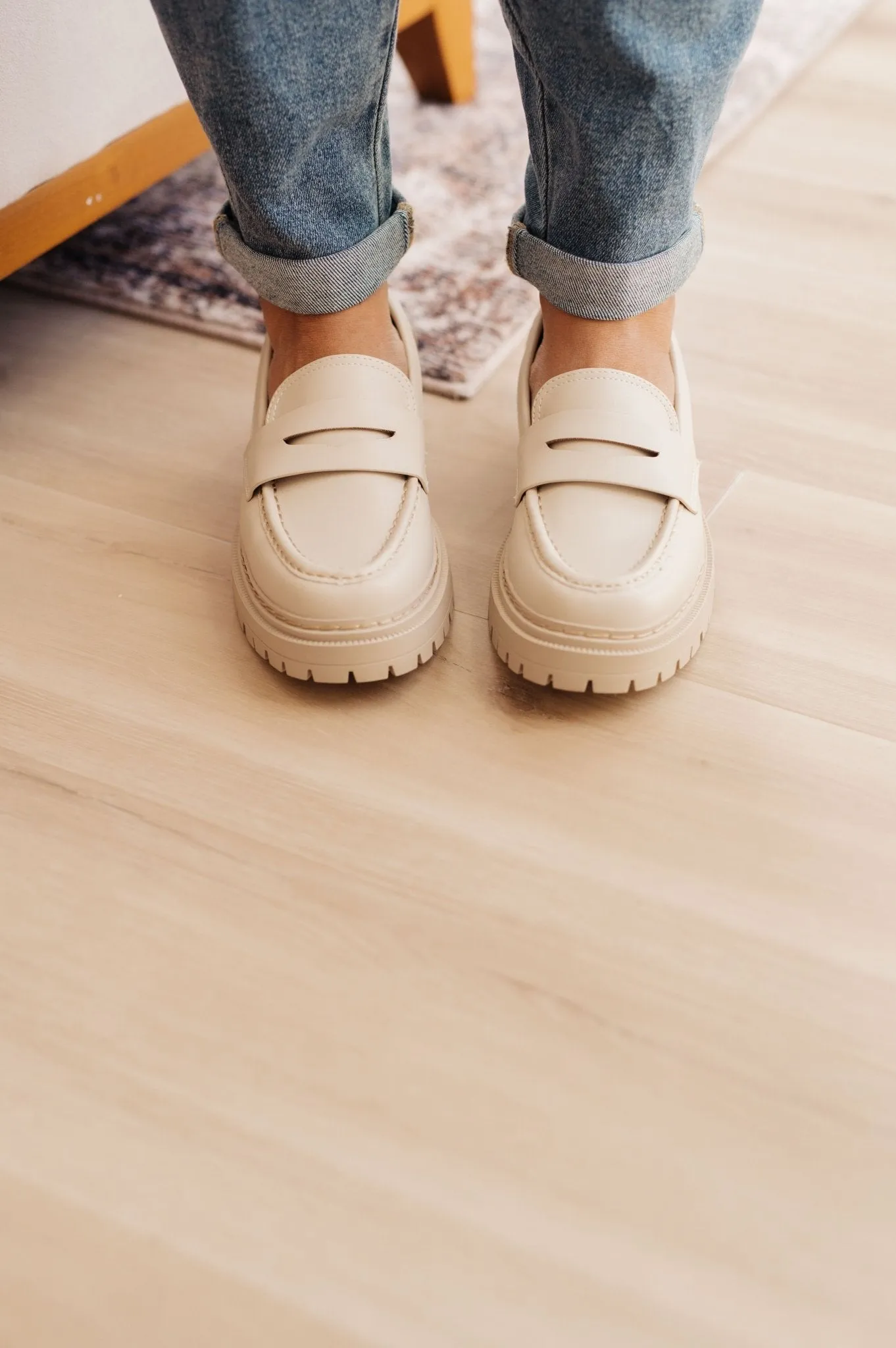 Penny For Your Thoughts Loafers in Bone (Online Exclusive)