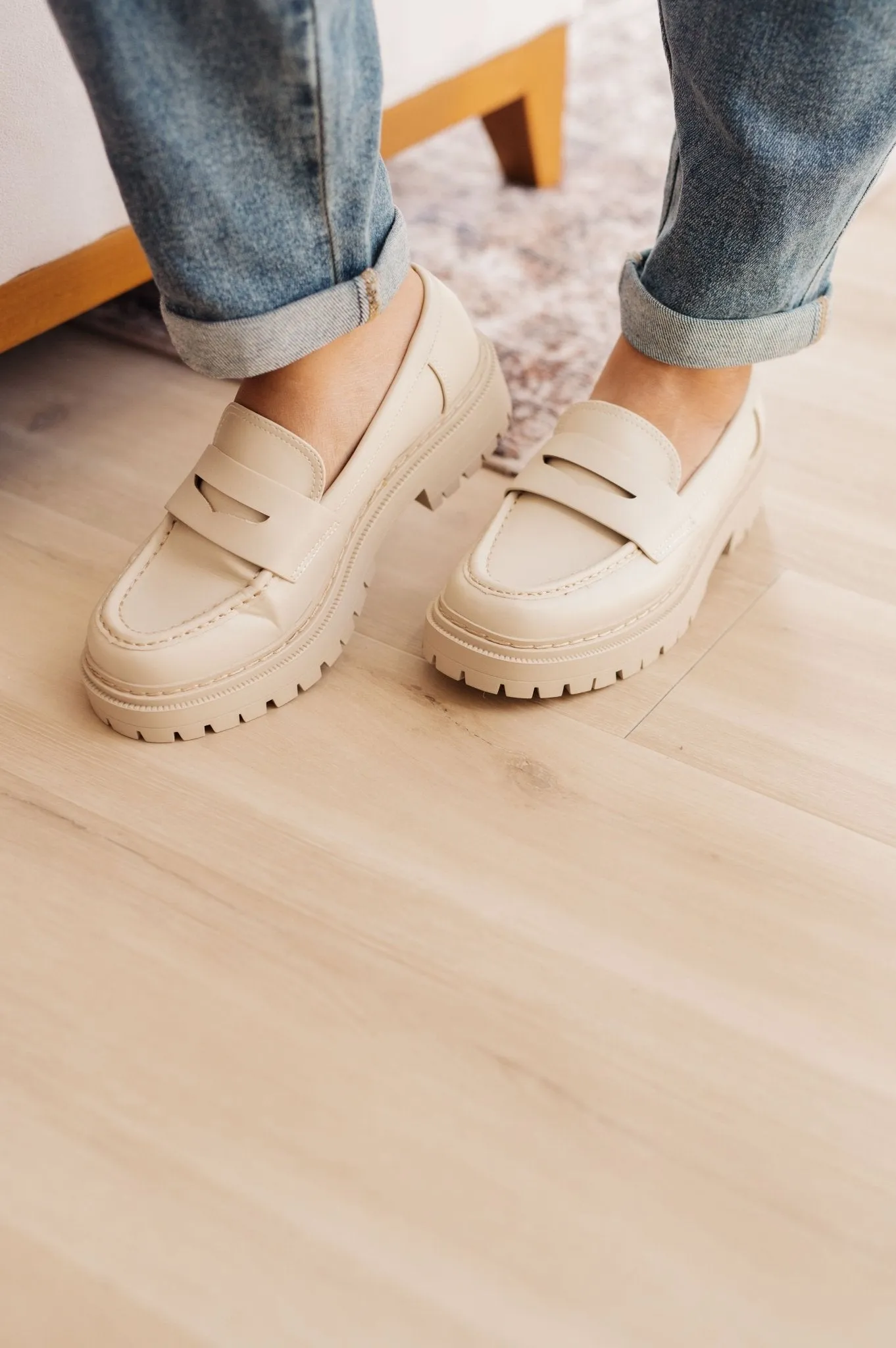 Penny For Your Thoughts Loafers in Bone (Online Exclusive)