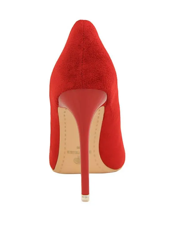 Pointed Toe Suede Stiletto&Pumps