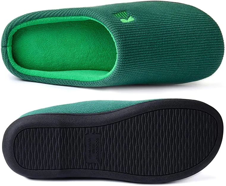 RockDove Men's Original Two-Tone Memory Foam Slipper