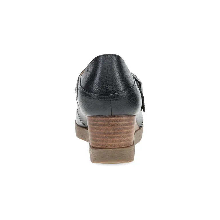 Sandy Classic Mary Jane Wedge in Black