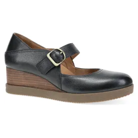 Sandy Classic Mary Jane Wedge in Black