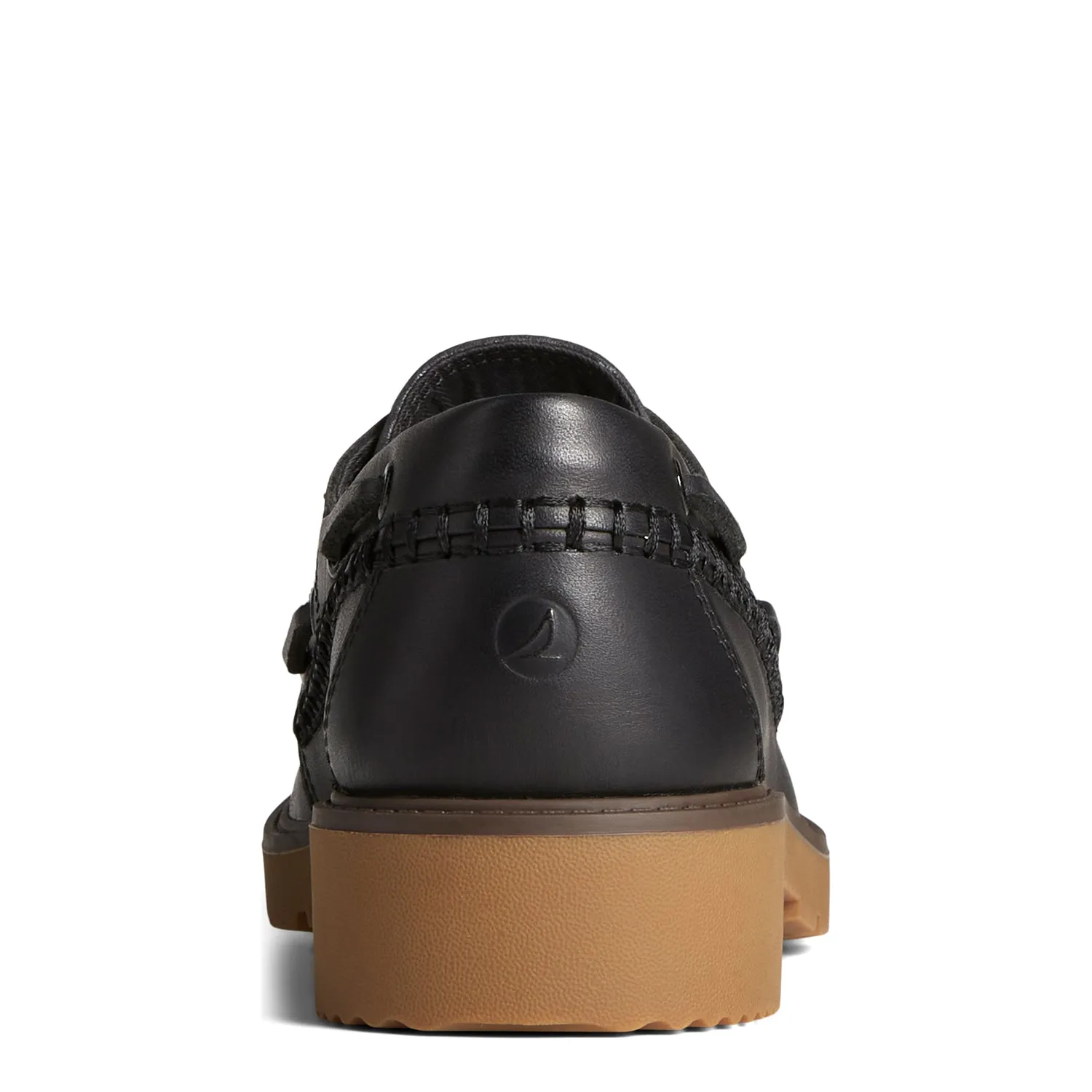 Women's Wells Boat Shoe Black (STS89604)